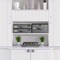Sorbus Dinnerware Organizer for Platter Storage with Lid (Holds Service for 12) with Felt Protectors - 17 x 13 x 4